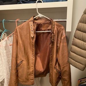 Faux Leather Jacket. Size XL, fits more like a L.